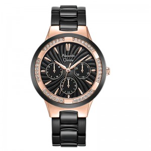 Alexandre Christie AC 2299 Rosegold Black Ceramic BFBBRBA